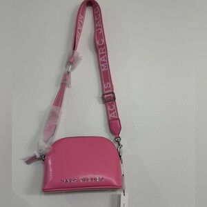 Marc Jacobs Pink Crossbody Bag with Adjustable Strap